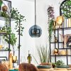 Koyoto Lampadario a sospensione, Lampada a sfera, Lampada a sospensione Blu, 1-Luce