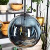 Koyoto Lampadario a sospensione, Lampada a sfera, Lampada a sospensione Blu, 1-Luce