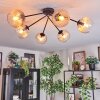 Koyoto Plafoniera, Lampada a sfera 77.5 cm Ambrato, Chiaro, 6-Luci