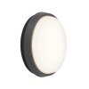 AEG Letan Round Applique per esterno LED Antracite, Bianco, 1-Luce