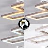 Marluk Plafoniera LED Sabbia, Bianco, 1-Luce