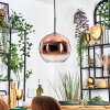 Koyoto Lampadario a sospensione, Lampada a sfera, Lampada a sospensione Chiaro, Ramato, 1-Luce