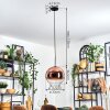 Koyoto Lampadario a sospensione, Lampada a sfera, Lampada a sospensione Chiaro, Ramato, 1-Luce