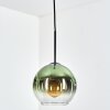 Koyoto Lampadario a sospensione, Lampada a sfera, Lampada a sospensione Verde, Chiaro, 1-Luce