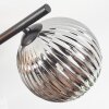 Chehalis Plafoniera, Lampada a sfera Ambrato, Chiaro, Grigio fumo, 5-Luci