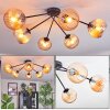 Koyoto Plafoniera, Lampada a sfera 77.5 cm Ambrato, 6-Luci