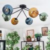 Koyoto Plafoniera, Lampada a sfera 77.5 cm Blu, Oro, Verde, 6-Luci
