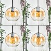 Koyoto Lampadario a sospensione, Lampada a sfera, Lampada a sospensione Ambrato, Chiaro, 1-Luce