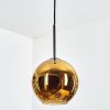 Koyoto Lampadario a sospensione, Lampada a sfera, Lampada a sospensione Oro, 1-Luce
