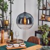 Koyoto Lampadario a sospensione, Lampada a sfera, Lampada a sospensione 30 cm Blu, Chiaro, 1-Luce