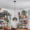 Koyoto Lampadario a sospensione, Lampada a sfera, Lampada a sospensione 30 cm Blu, Chiaro, 1-Luce