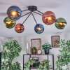 Koyoto Plafoniera, Lampada a sfera 77.5 cm Blu, Verde, Ramato, 6-Luci