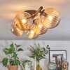Chehalis Plafoniera, Lampada a sfera Ambrato, 5-Luci