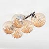 Chehalis Plafoniera, Lampada a sfera Ambrato, 5-Luci