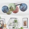 Chehalis Plafoniera, Lampada a sfera Blu, Verde, Ramato, 5-Luci