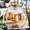 Koyoto Lampadario a sospensione, Lampada a sfera, Lampada a sospensione 30 cm Ambrato, Chiaro, 1-Luce