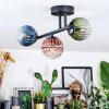 Chehalis Plafoniera, Lampada a sfera Blu, Verde, Chiaro, Ramato, 3-Luci