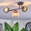 Chehalis Plafoniera, Lampada a sfera Blu, Verde, Chiaro, Ramato, 3-Luci