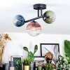 Chehalis Plafoniera, Lampada a sfera Blu, Verde, Chiaro, Ramato, 3-Luci