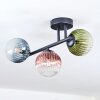 Chehalis Plafoniera, Lampada a sfera Blu, Verde, Chiaro, Ramato, 3-Luci