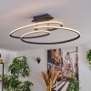 Jakar Plafoniera LED Nero, 1-Luce