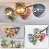 Chehalis Plafoniera, Lampada a sfera Blu, Verde, Chiaro, Ramato, 5-Luci