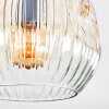 Ripoll Plafoniera, Lampada a sfera Ambrato, Chiaro, Grigio fumo, 4-Luci