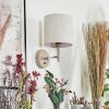 Ganik Applique Cromo, Crema, Sabbia, 1-Luce