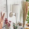 Ganik Applique Cromo, Crema, Sabbia, 1-Luce