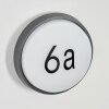 Duril Lampada da parete per esterno, Lampada per numero civico, Applique LED Antracite, 1-Luce