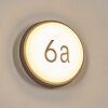 Duril Lampada da parete per esterno, Lampada per numero civico, Applique LED Antracite, 1-Luce
