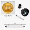 Koyoto Plafoniera, Lampada a sfera 12 cm Oro, 1-Luce