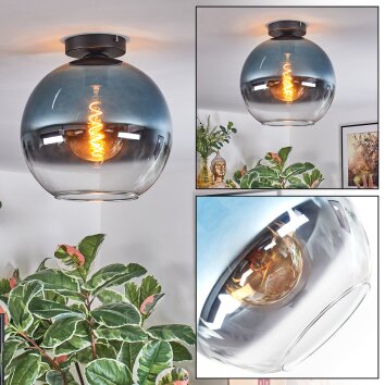 Koyoto Plafoniera, Lampada a sfera 12 cm Blu, Chiaro, 1-Luce