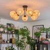 Basto Plafoniera, Lampada a sfera Écru, 7-Luci