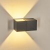 Fanor Lampada da parete per esterno, Lampade Up & Down, Applique LED Antracite, 1-Luce