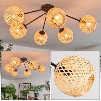 Basto Plafoniera, Lampada a sfera Écru, 6-Luci