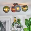 Koyoto Plafoniera, Lampada a sfera Blu, Verde, Ramato, 4-Luci