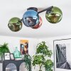 Koyoto Plafoniera, Lampada a sfera Blu, Verde, Ramato, 4-Luci