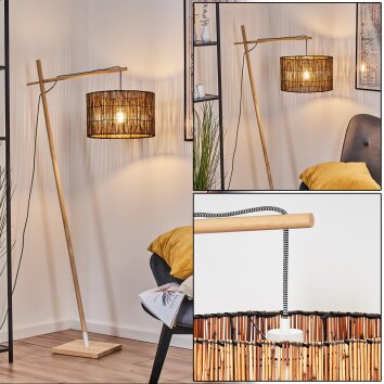 Cando Lampada da terra Écru, Bianco, 1-Luce