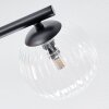 Chehalis Plafoniera, Lampada a sfera Ambrato, Chiaro, Grigio fumo, 3-Luci