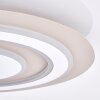 Lidor Plafoniera LED Sabbia, Bianco, 1-Luce