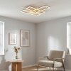 Marluk Plafoniera LED Cromo, Sabbia, Bianco, 1-Luce