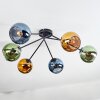 Koyoto Plafoniera, Lampada a sfera 77.5 cm Blu, Oro, Verde, 6-Luci