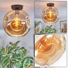 Ripoll Plafoniera, Lampada a sfera Ambrato, 1-Luce