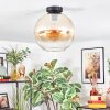 Koyoto Plafoniera, Lampada a sfera 30 cm Ambrato, Chiaro, 1-Luce