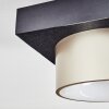 Falor Plafoniera LED Nero, 1-Luce