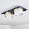 Falor Plafoniera LED Nero, 1-Luce