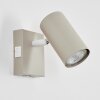 Javel Applique, Faretto da parete Sabbia, Bianco, 1-Luce
