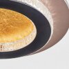 Lidor Plafoniera LED Oro, Nero, 1-Luce