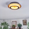 Lidor Plafoniera LED Oro, Nero, 1-Luce